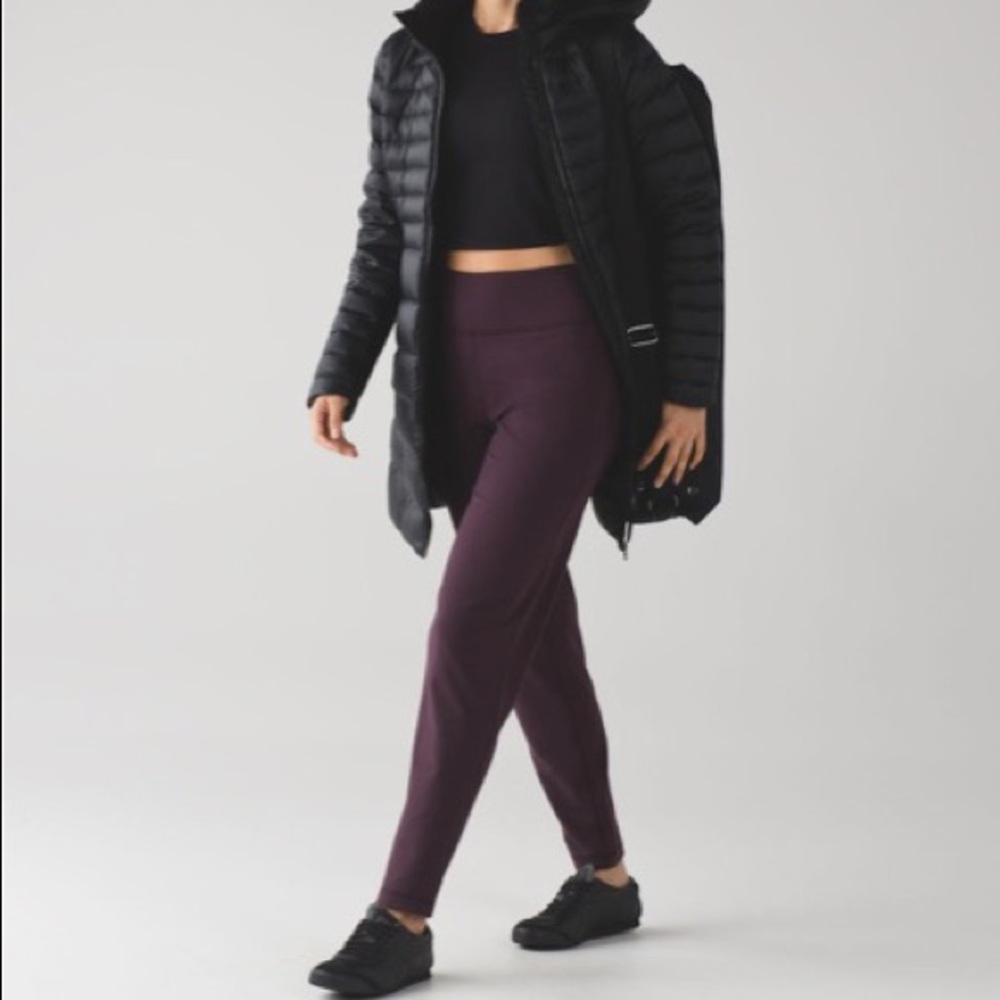 Lululemon Fit Physique Pant in Black Cherry 4